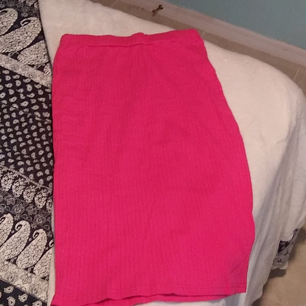 Pink skirt